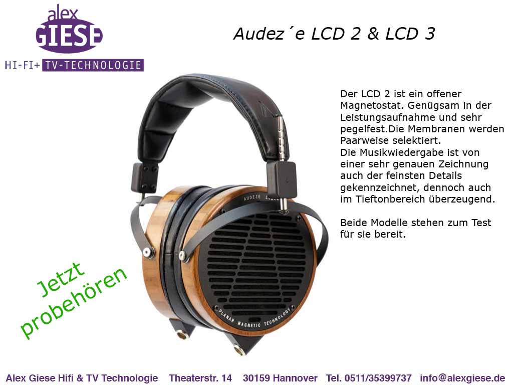 Audez´e LCD 2 / 3