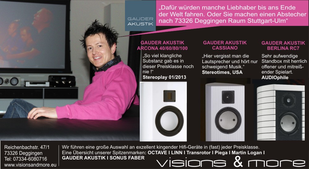 Die neue ARCONA Serie von ISOPHON jetzt Gauder Akustik bei visions&more Stuttgart Ulm GAUDER AKUSTIK - Made in Germany !