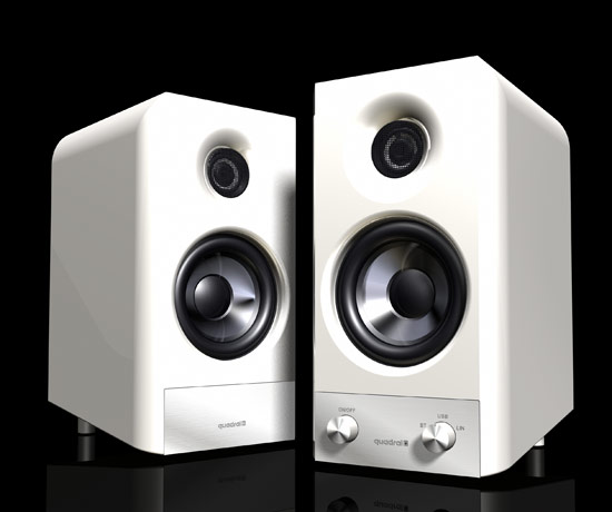 Quadral Rondo Aktiv in Hochglanz Weiß 