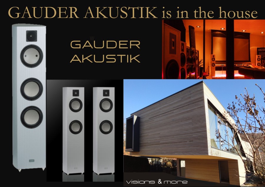 GAUDER AKUSTIK - im wilden Süden bei visions&more Stuttgart-Ulm GAUDER AKUSTIK - Made in Germany !