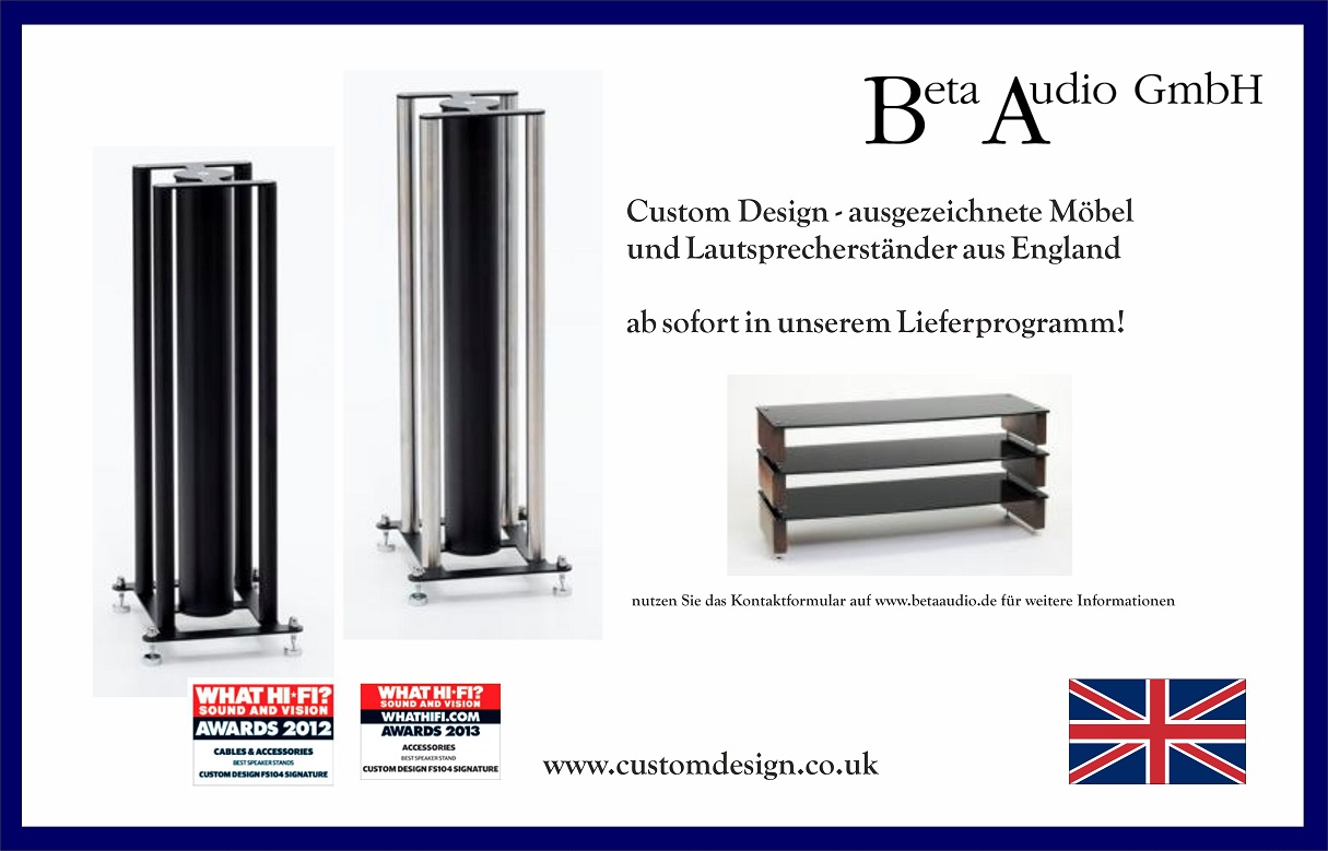 Custom Design - Audio Möbel aus England 