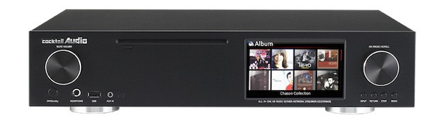 Cocktailaudio X30, das all-in-one Gerät CD & NetzwerkStreamer Cocktailaudio X30 in schwarz