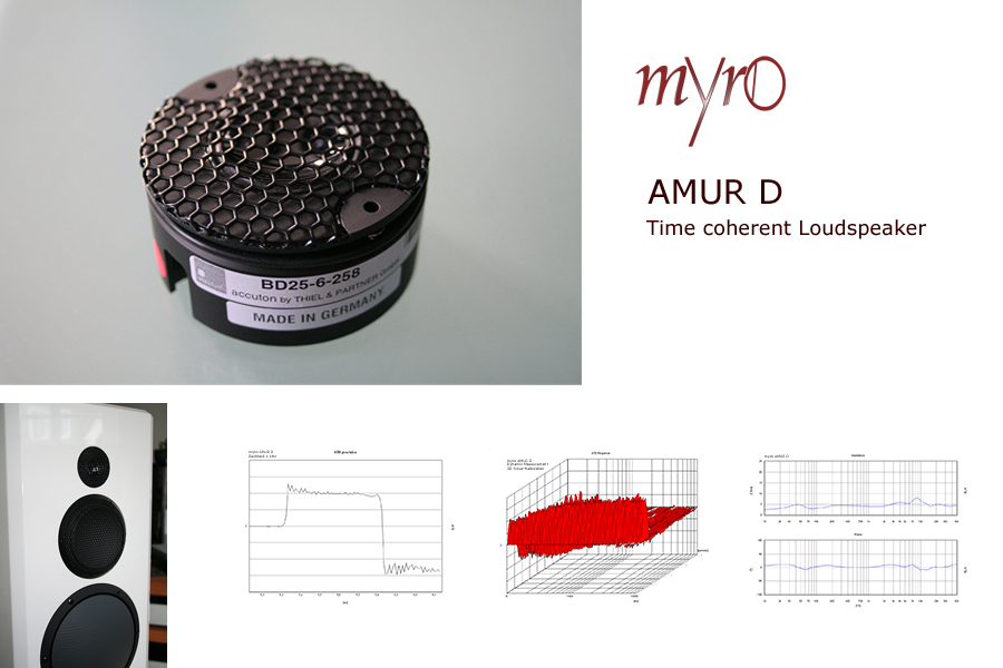 Dynamisch zeitrichtig - myro AMUR D bei Zimmerli Sounds myro AMUR D mit Accuton Cell Diamanthochtöner