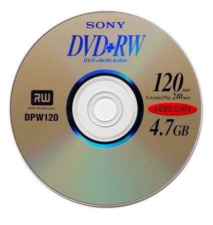 Mehrfach beschreibbare DVD+RW von Sony