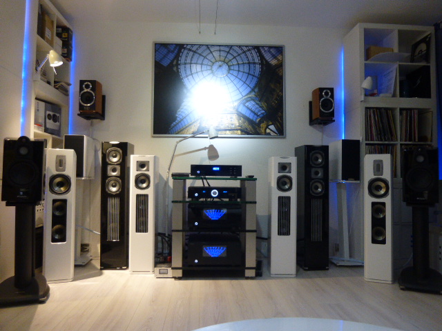 Hörabend 21.11.2014 bei Spreeaudio Quadral und Advance Acoustic bei uns im Studio