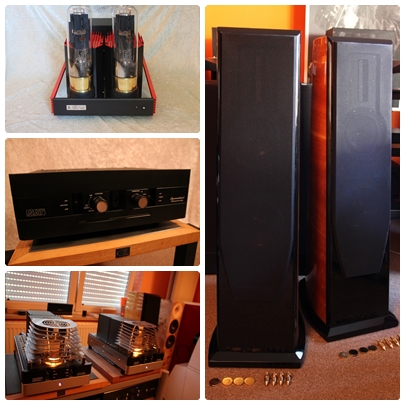 Endverstärkerreferenzen der AUDIO im Raum 133