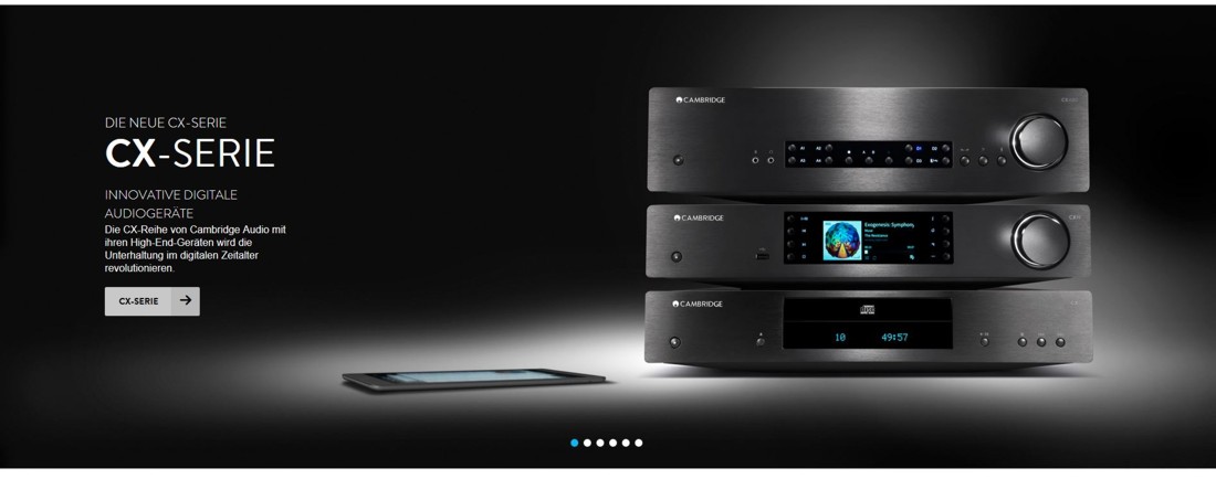 Die neue cambridge audio cx Serie cambridge CXA60,CXA80,CXR120,CXR200,CXN,CXC bei visions&more