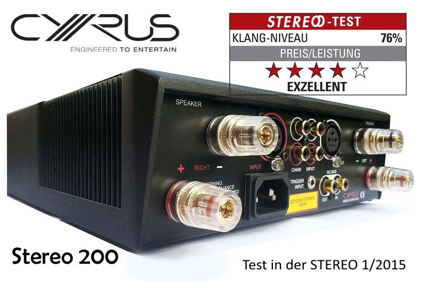 CYRUS Endstufe Stereo 200