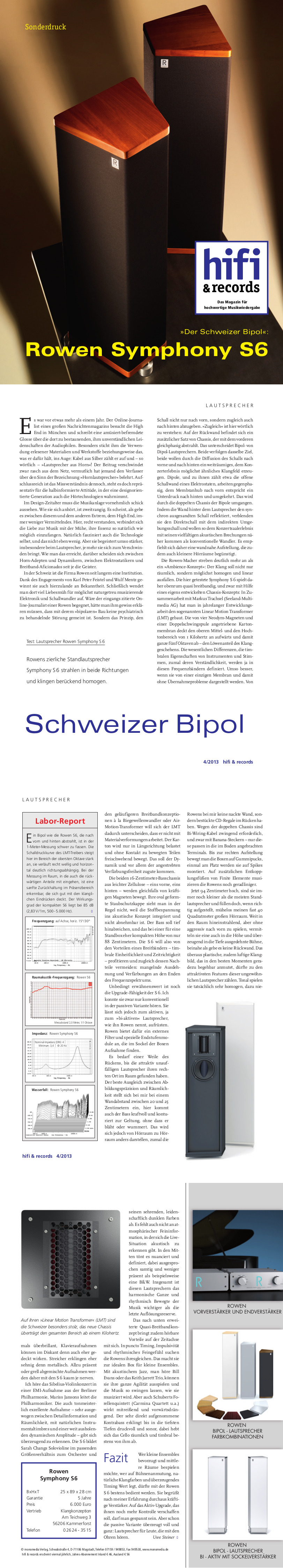 \"In puncto Timing, Impulsivität und rhythmisches Feingefühl suchen die Rowens ihresgleichen.\"