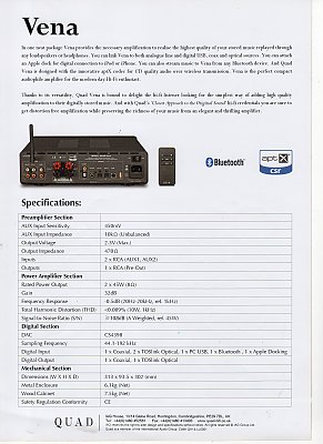 VENA  aus dem Hause QUAD