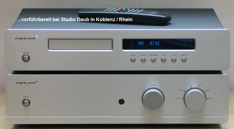 Testerfolg mit Exposure 3010S2 D Vollverstärker Exposure 3010S2 D Verstärker mit 3010S2 CD-Player