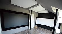 Fünftes Heimkino Studio in Sachsenheim kurz vor der Fertigstellung