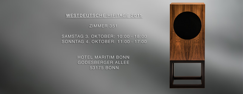 Trenner & Friedl auf den Westdeutschen Hifi Tagen in Bonn 