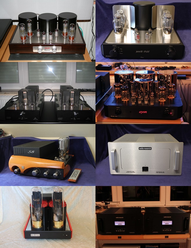 große Auswahl an Röhrenverstärkern...