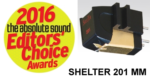 Shelter 201 MM Tonabnehmer - by Expolinear - Absolute Sound Award Shelter 201 MM Tonabnehmer - Absolute Sound Award