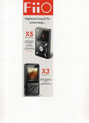 Mobile Highend Player von FiiO X3 und X5 von FiiO
