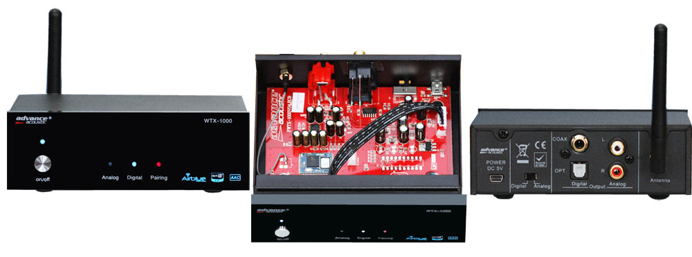 Streaming mit Bluetooth vom Handy/Tablet zur Anlage? HD-Bluetooth-Receiver Advance Acoustic WTX-1000