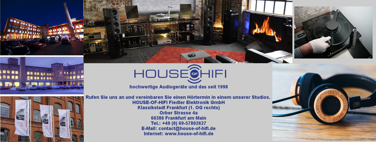 House of Hifi in der Klassikstadt Frankfurt House of Hifi