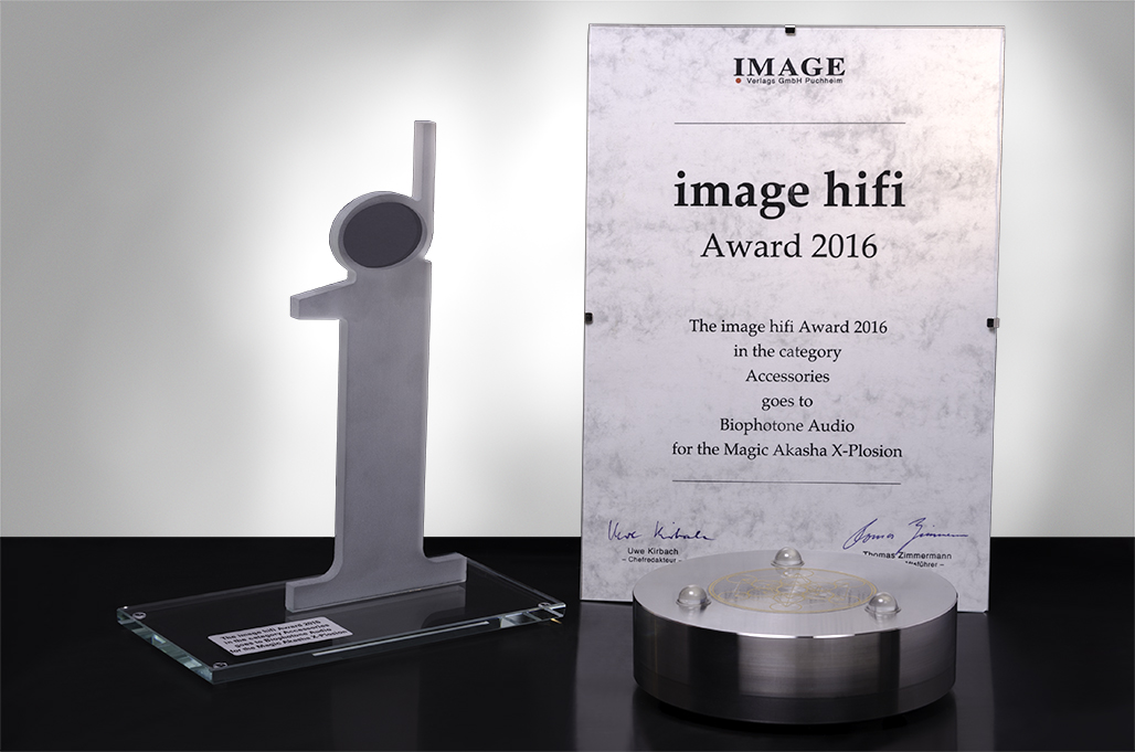 Biophotone X-Plosion - Tuning Produkte des Jahres bei Image Hifi Image Hifi Award für den Biophotone X-Plosion