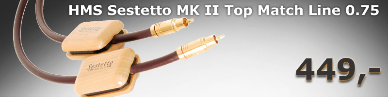 Beste Verbindungen mit Kabeln und Steckern! HMS Sestetto MK II Top Match Line