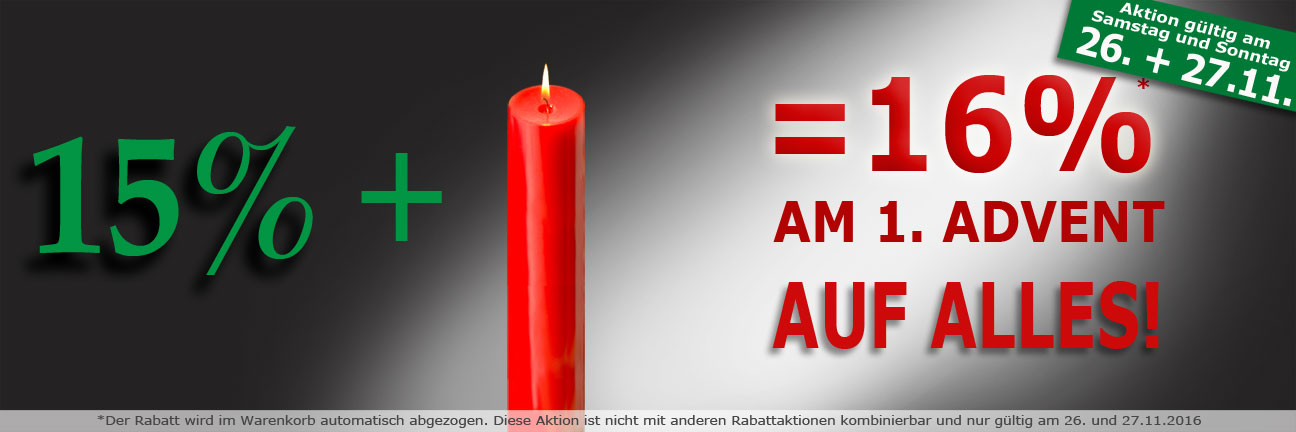 16% AM 1. ADVENT AUF ALLES Advent-Special