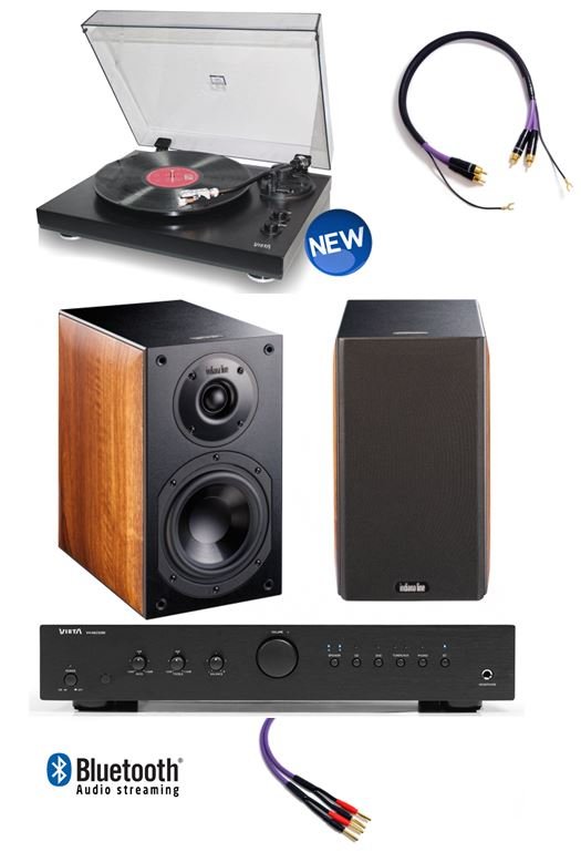 VIETA Analog Paket mit indiana line Lautsprecher und Melodika Verkabelung