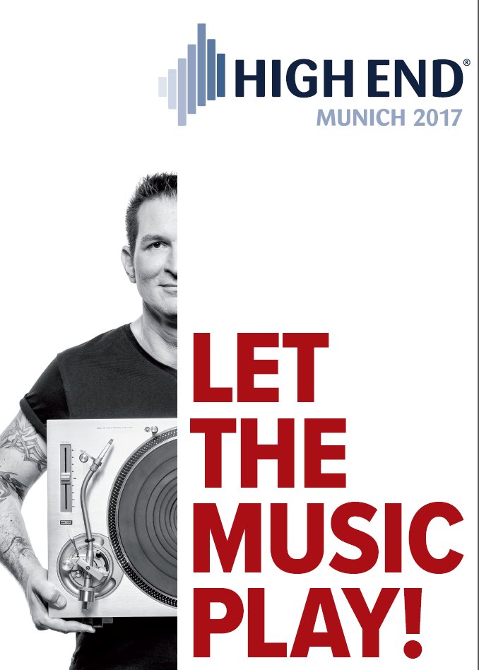 Neues Messe-Motiv zur HIGH END 2017 19. Mai – 21. Mai 2017 in München
