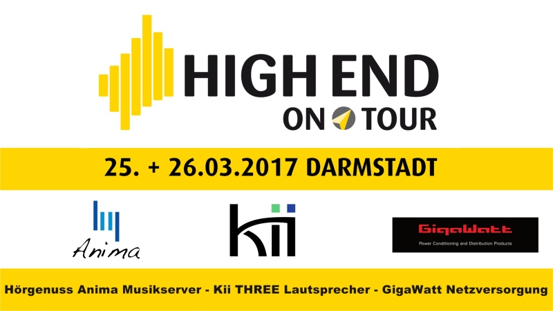 High End on Tour in Darmstadt 25.-26. März