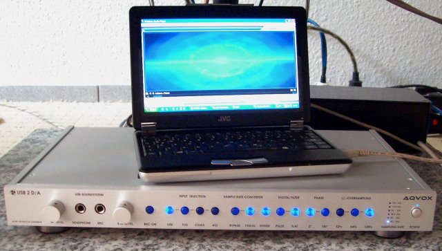 AQVox DA-Wandler : High End mal anders. Hoerbar in Hamburg! 