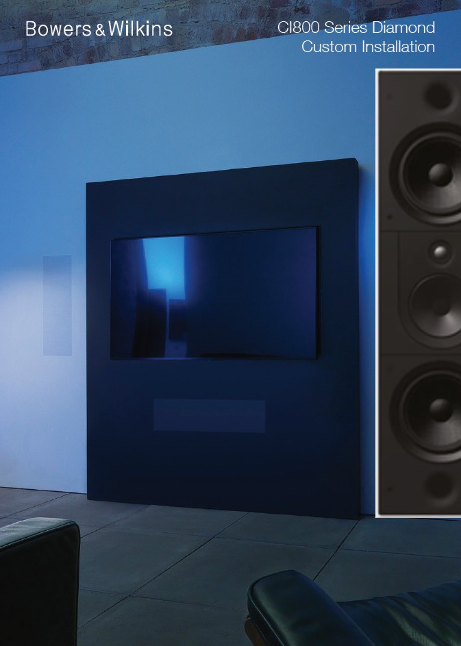 Bowers & Wilkins B&W CWM8.3D Diamond High End Einbaulautsprecher bei visions&more Stuttgart Ulm B&W Einbaulautsprecher bei visions&more