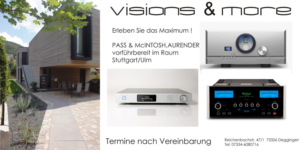 PASS -McINTOSH - AURENDER bei visions&more Stuttgart/Ulm Die 