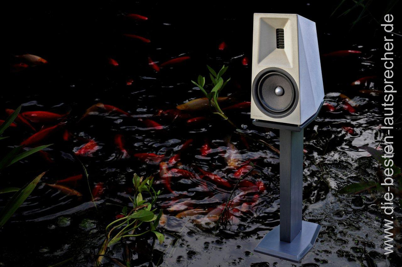 Fisch gibt's... Die besten Kompaktlautsprecher sind aus Beton