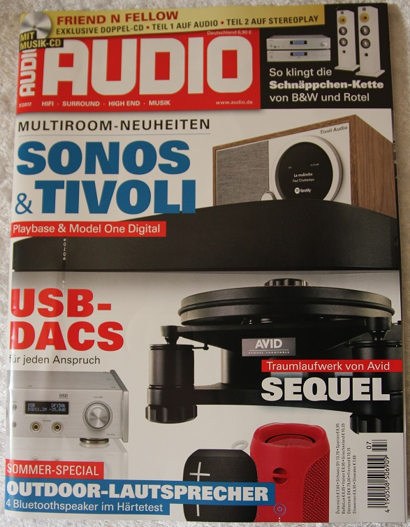 eine Wucht ! schreibt die AUDIO 07-17 über den neuen Aqua La Scala MK II Optologic... www.audio-offensive.de      03322-2131655