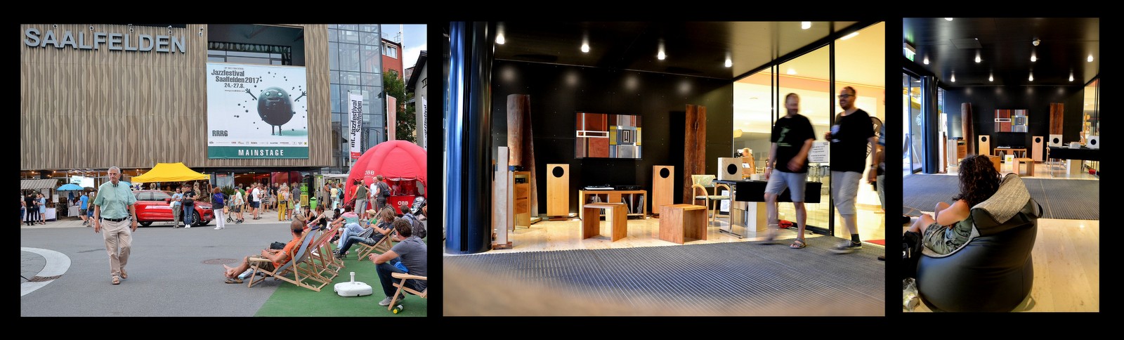 TonMoebel Präsentation auf dem Internationalen Jazzfestival Saalfelden 2017 