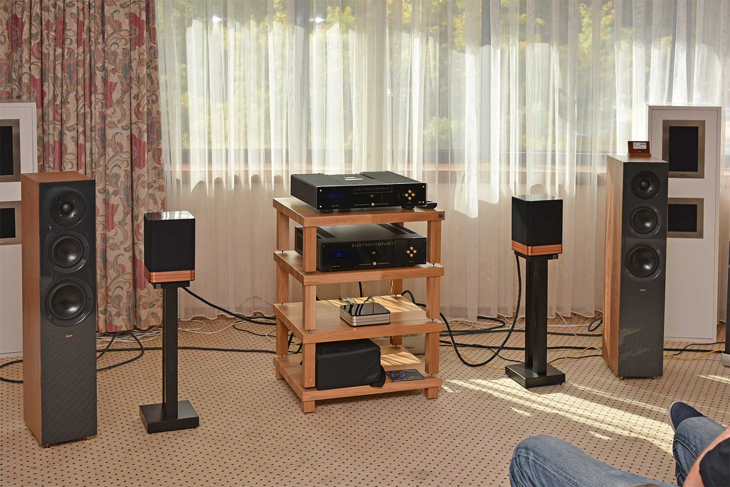 Electrocompaniet und Chario auf den Hifi-Tagen in Bonn Kleines Setup von 2016