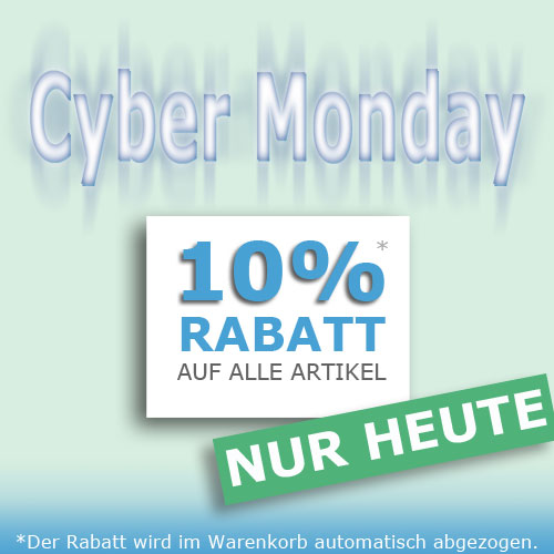 Cyber Monday, 10% Rabatt auf alles Cyber Monday