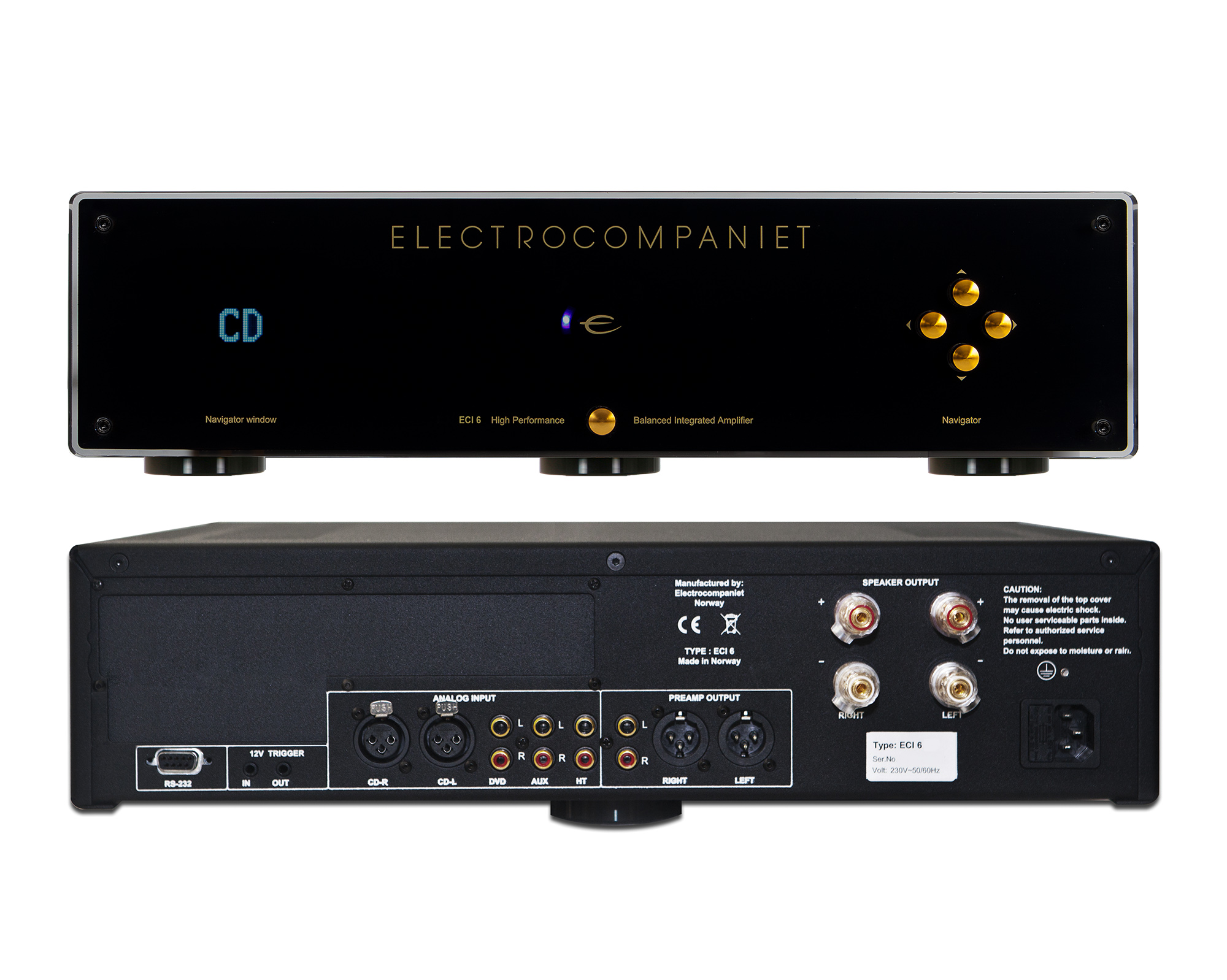 Neuer Vollverstärker ECI-6 in der Electrocompaniet Classic-Line ECI-6 Vollverstärker