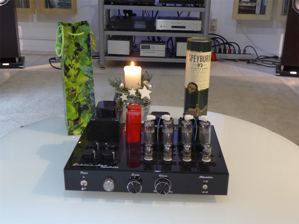 Was gab es bei Ihnen vom Nikolaus? Röhrenverstärker Gabrisamp mit PL36