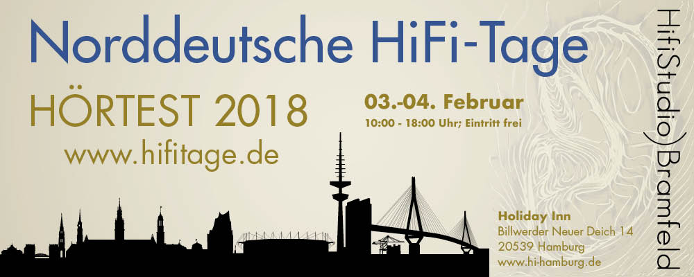 Sound & Movie präsentiert Neuheiten auf der Messe in Hamburg Norddeutsche Hifi - Tage 2018
