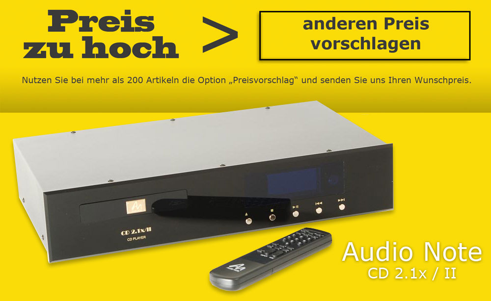 Audio Note CD 2.1x / II, schlagen Sie uns einen Preis vor! 