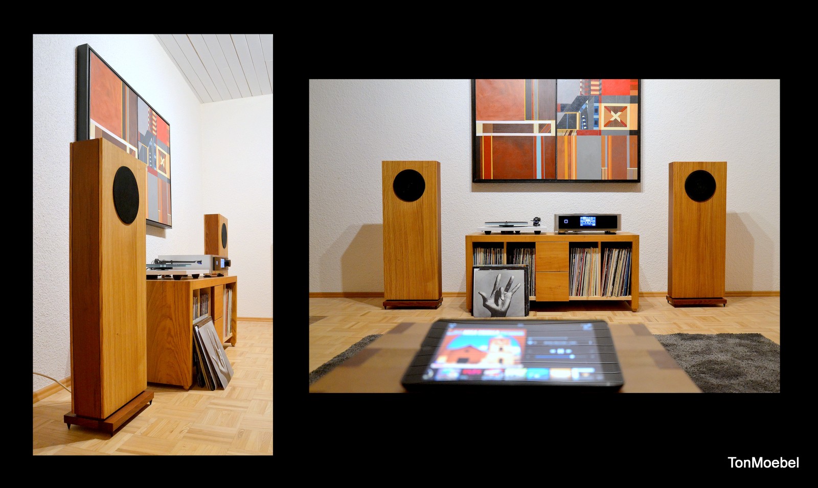 PARSEIER II in Eichenholz/Akazie 