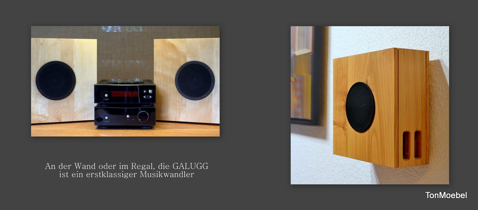 Massivholz Lautsprecher GALUGG 