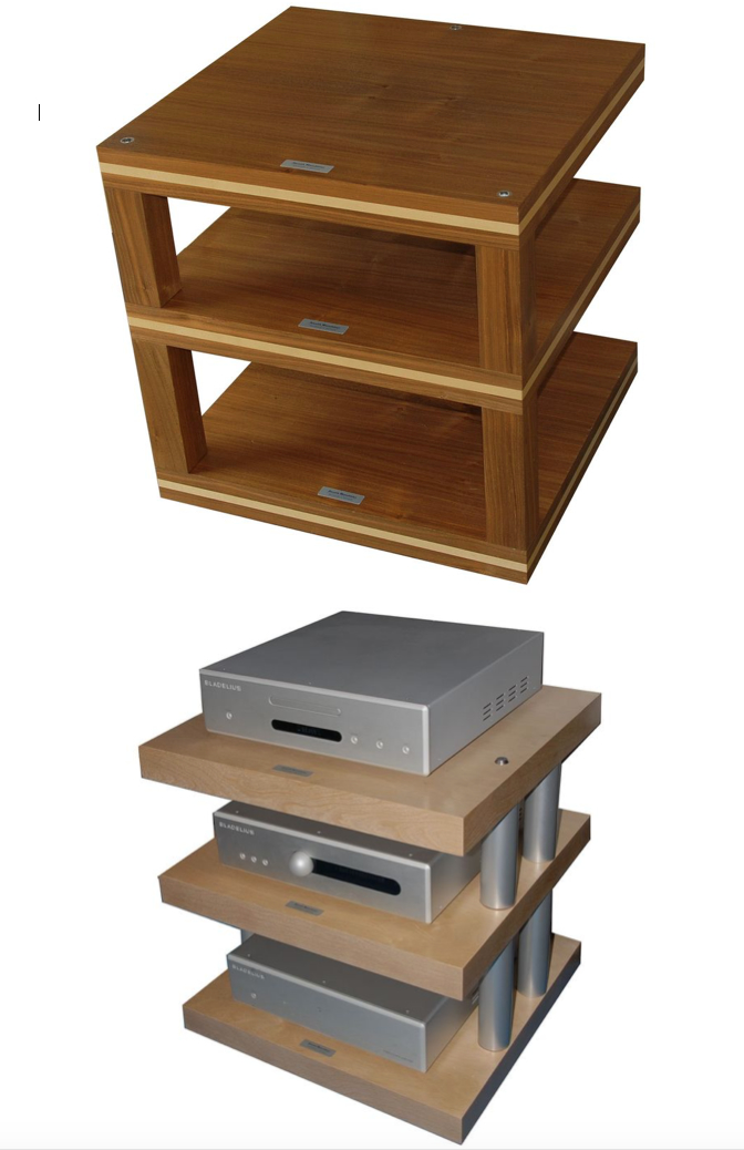 Highend Racksysteme + Gerätebasen + Highend Kabel