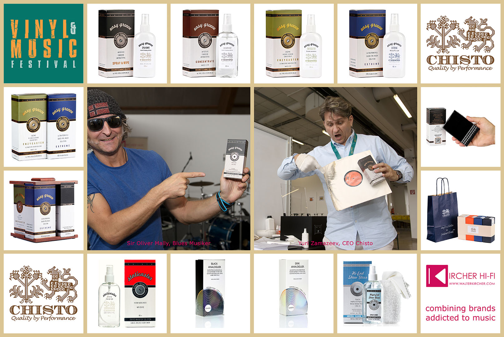 CHISTO EASY GROOVE Schallplatten Pflegeprodukte – neuer Fairaudio Test CHISTO Audio Cosmetics Produkte