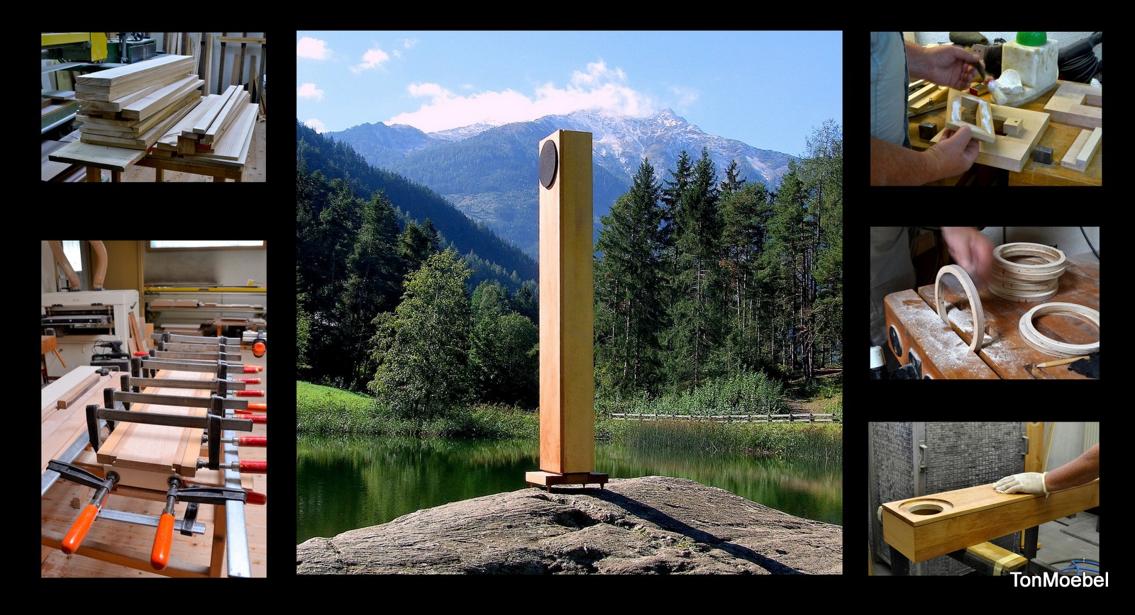 VENET in Nußbaum/Birkenholz 