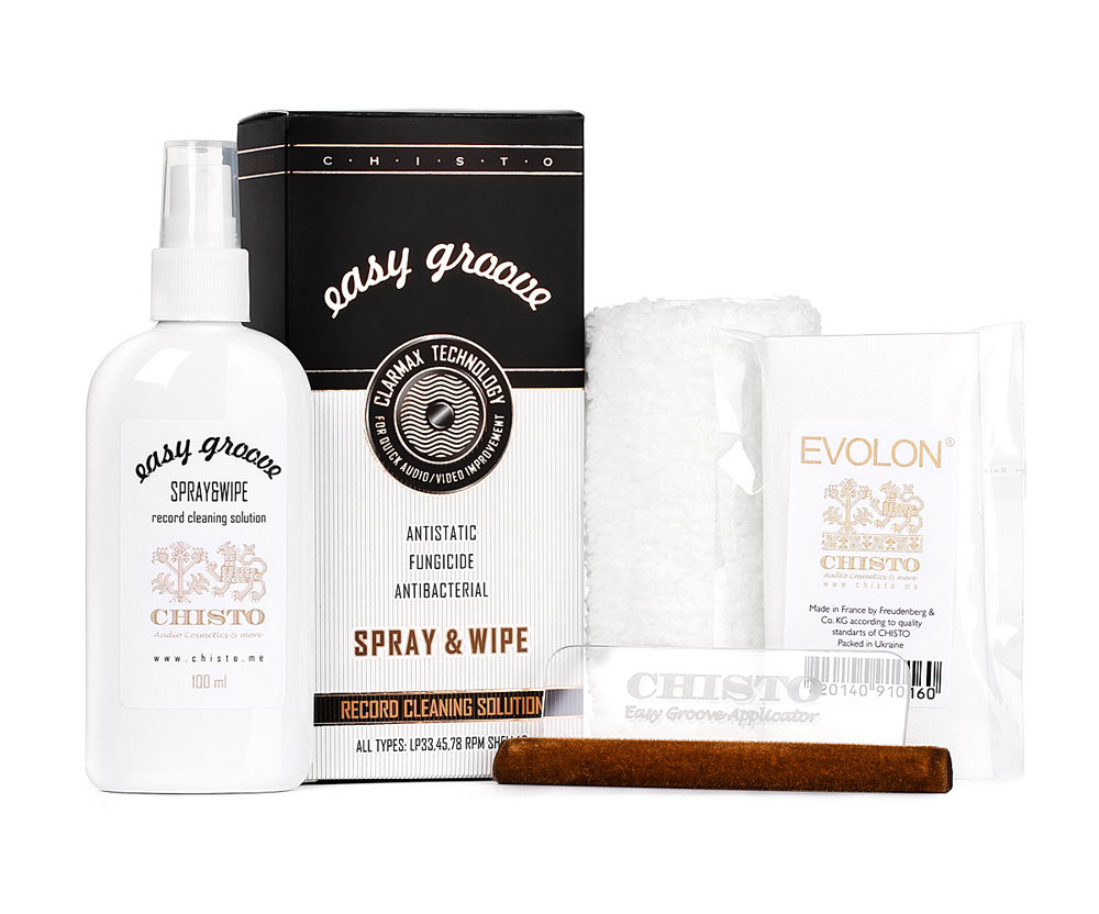 CHISTO EASY GROOVE Spray & Wipe – die einfache und effektive Schallplattenreinigung