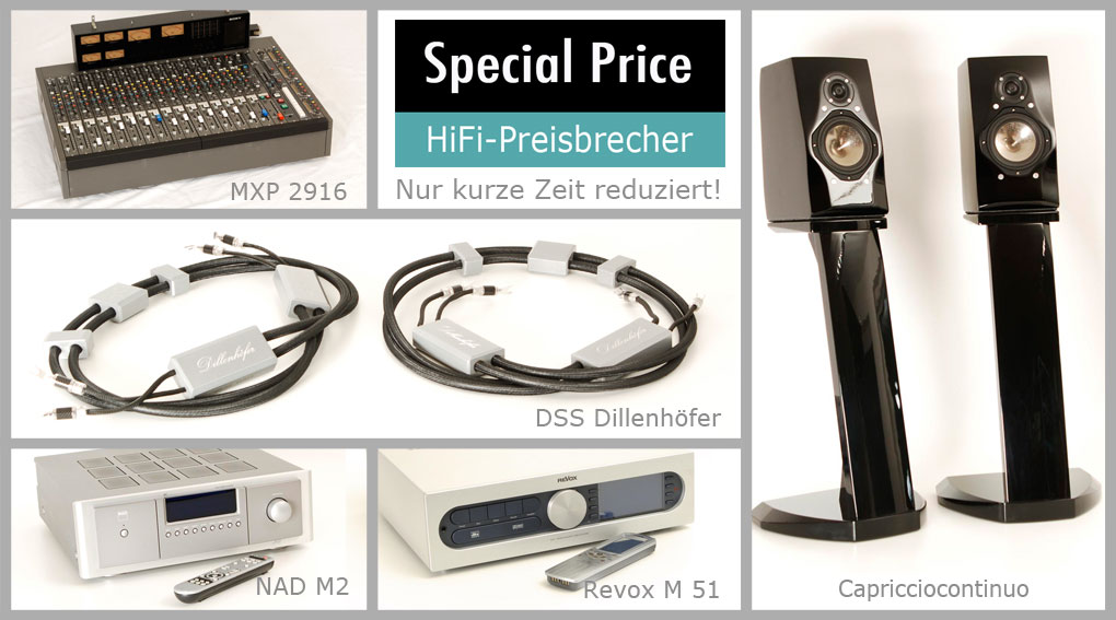 HiFi-Preisbrecher: Nur kurze Zeit reduziert! HiFi-Preisbrecher