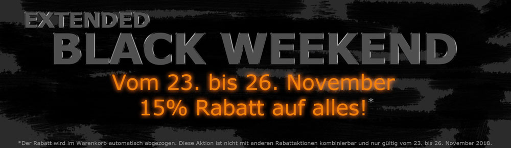 Extended Black Weekend Extended Black Weekend