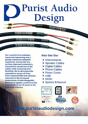 Purist Audio Design (PAD) PAD Lieferprogramm