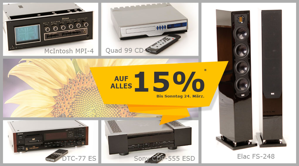 Jetzt 15% Rabatt auf alles! 15% Rabatt auf alles